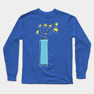 Yellow Flowers Long Sleeve T-Shirt